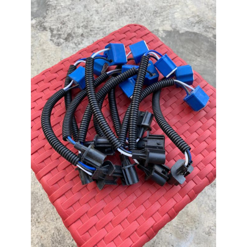 Soket lampu h-4 daymaker led pesek jute dll