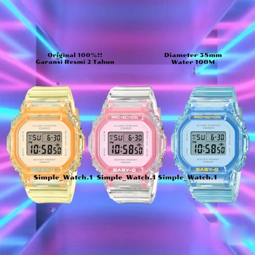 Original 100%  Jam Tangan Wanita Casio BABY-G BGD-565SJ-2DR BGD-565SJ-7DR BGD-565SJ-9DR BGD565 Garan