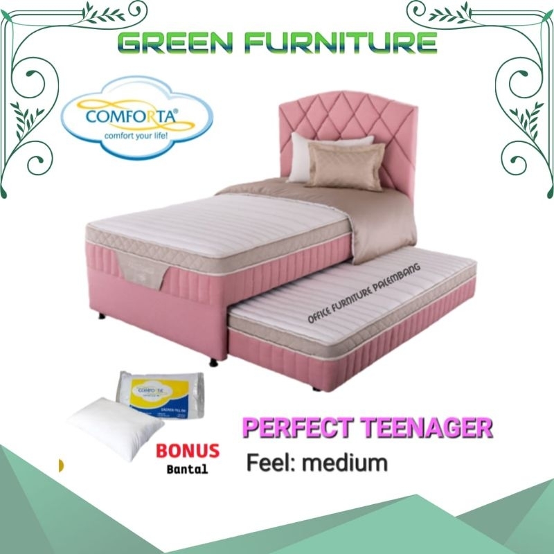 Springbed 2 in 1 comforta bed sorong comforta perfect teenager