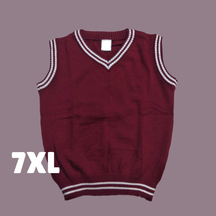 Rompi Vest Rajut Anak Size 7XL/Rompi rajut/rompi anak sekolah/rompi rajut dewasa