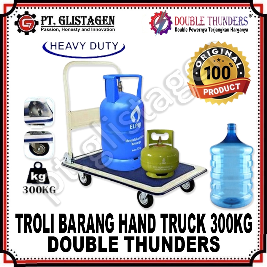 Hand Truck 300KG / Troli Besi / Trolley 300 KG / Troli Barang 300KG