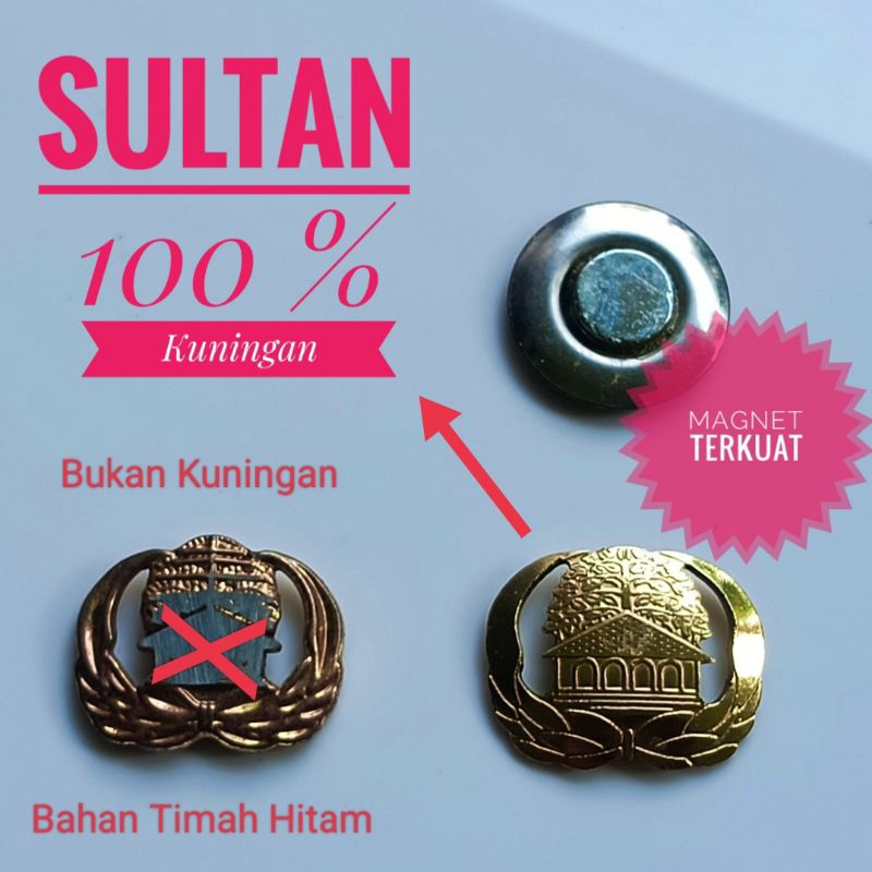 @PIN KORPRI TERBAIK @PIN KORPRI SULTAN #PIN KORPRI KUNINGAN ASLI - ANTI LUNTUR ( NO TIPU-TIPU ) #PIN