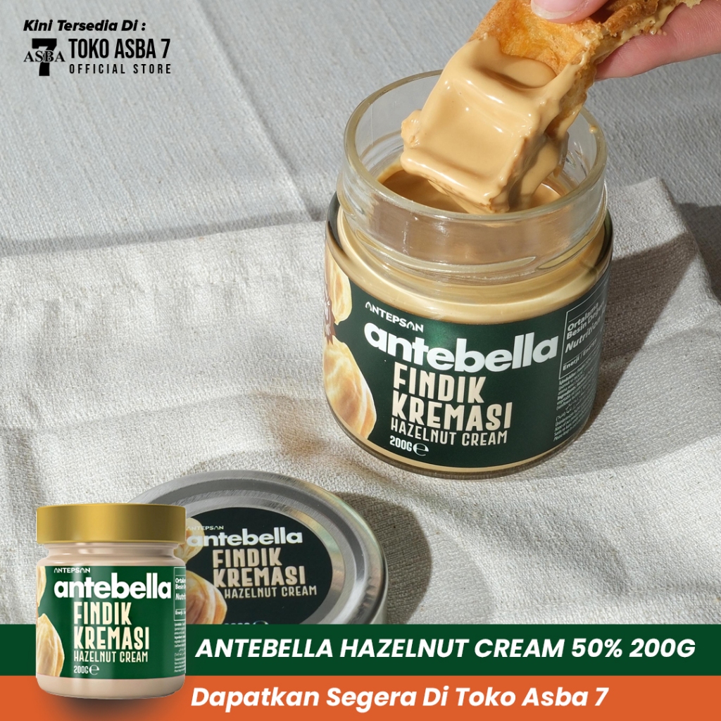 

ANTEBELLA HAZELNUT CREAM 50% 200GR