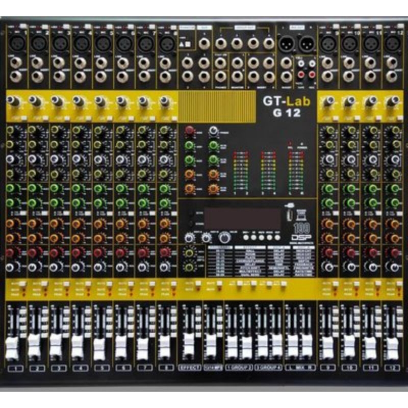 Mixer Audio GT-LAB G12 GEN2 GT LAB 12 DOUBLE EFFECTS