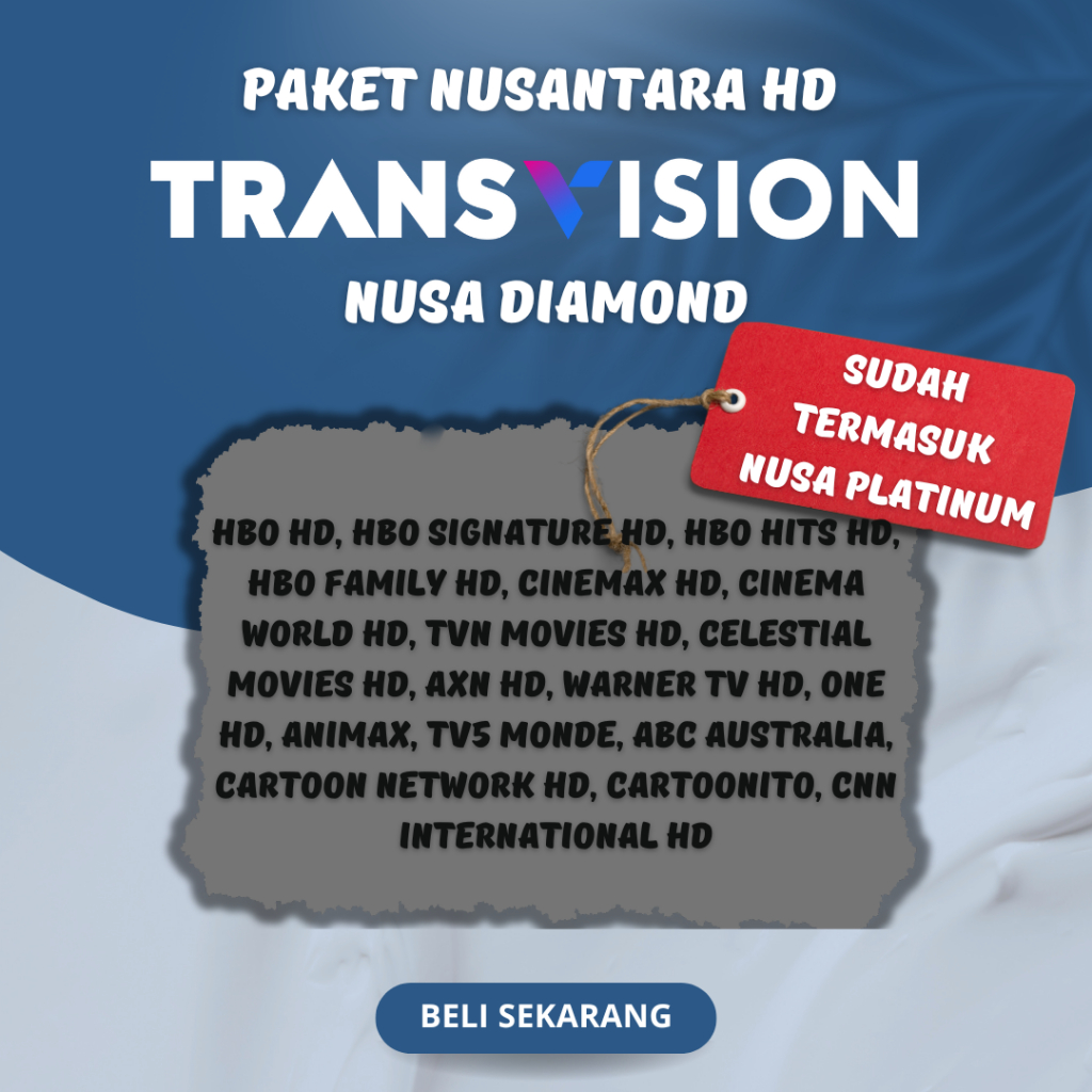 PAKET NUSA DIAMOND NUSANTARA HD 1 BULAN