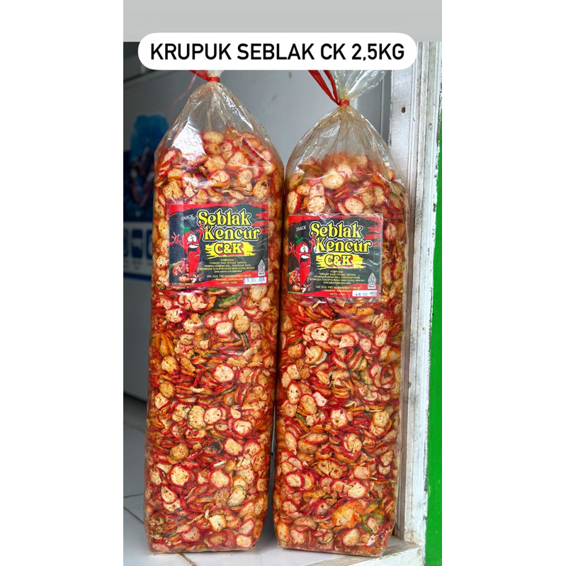 

Krupuk seblak ck 2,2kg