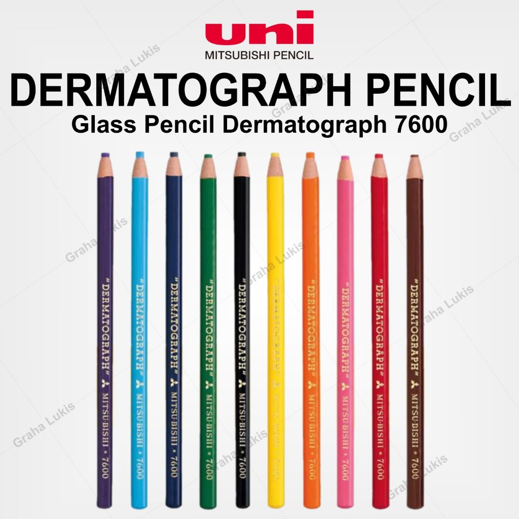 

Uni Mitsubishi Dermatograph Pencil / Glass Pencil / Pensil Kaca