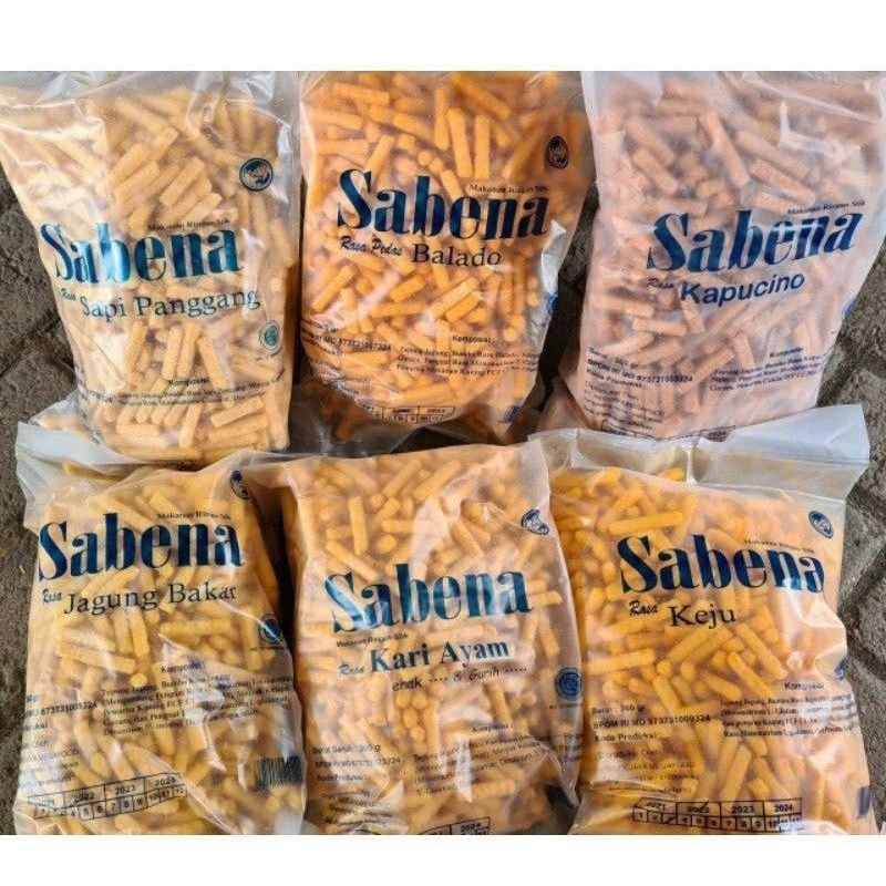 

Sabena Snack Stick Camilan Rasa Keju Balado Jagung Bakar Repack