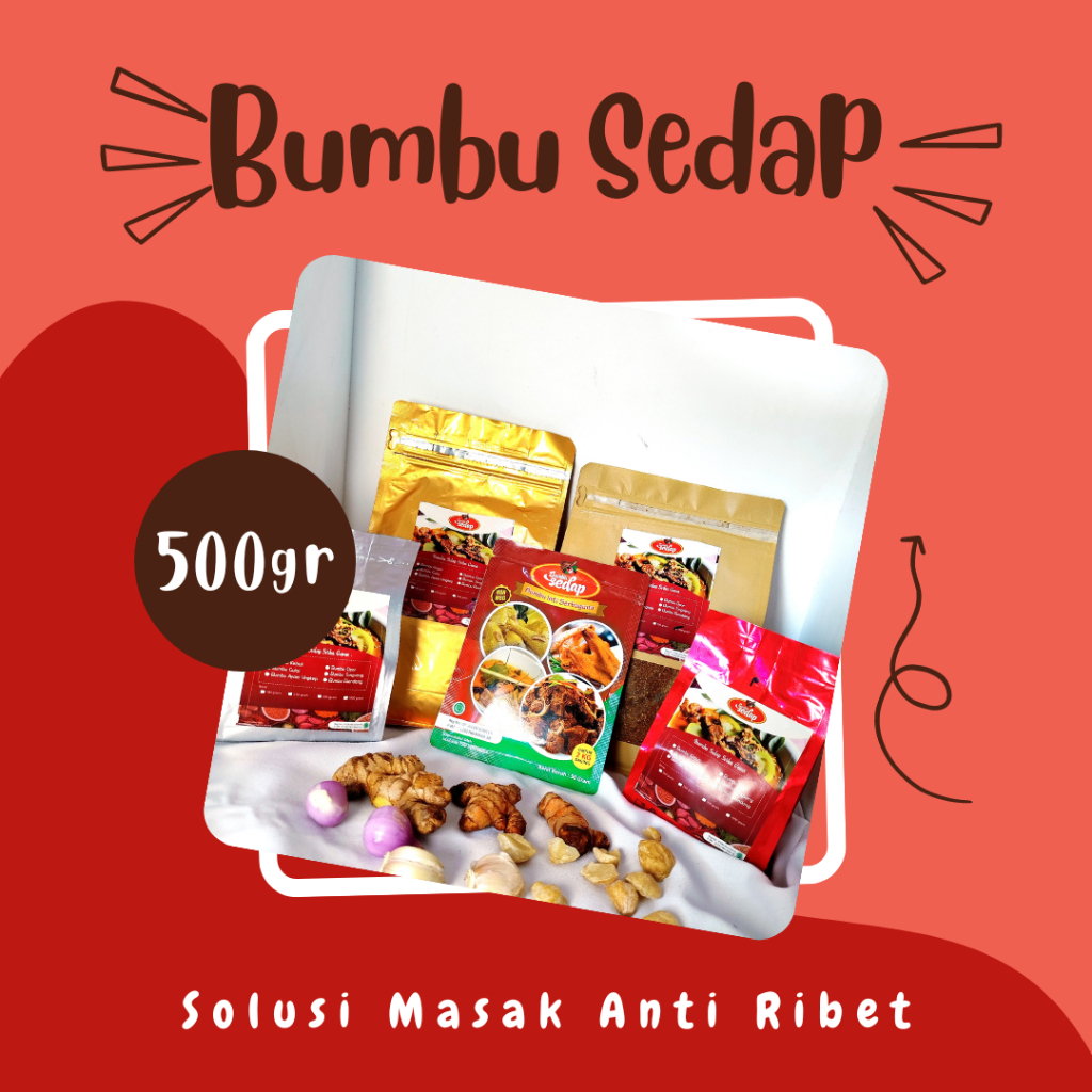 

Bumbu Masak Instan Dengan Bumbu Sedap 500gr