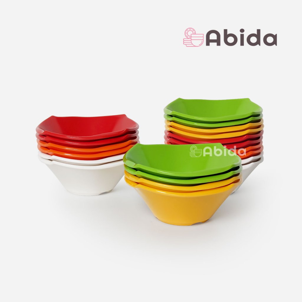 1 Lusin Mangkok Sambal Kecil Melamin - Tempat Sambal Kecil - Wadah Sambel Kecil Lusinan - MK1313