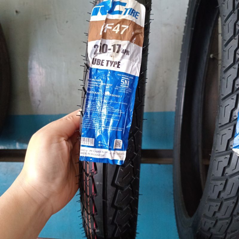 BAN LUAR IRC DEPAN 250/17 BISA UNTUK MOTOR SUPRA X, JUPITER, REVO, KHARISMA, SMASH DLL