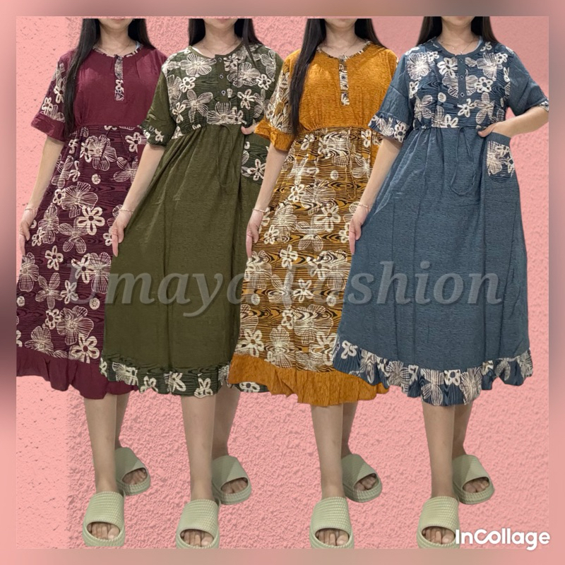 Kharisma Daster Serut Rayon || Daster Andin Serut Viral || Daster Kekinian || Daster Rayon Murah