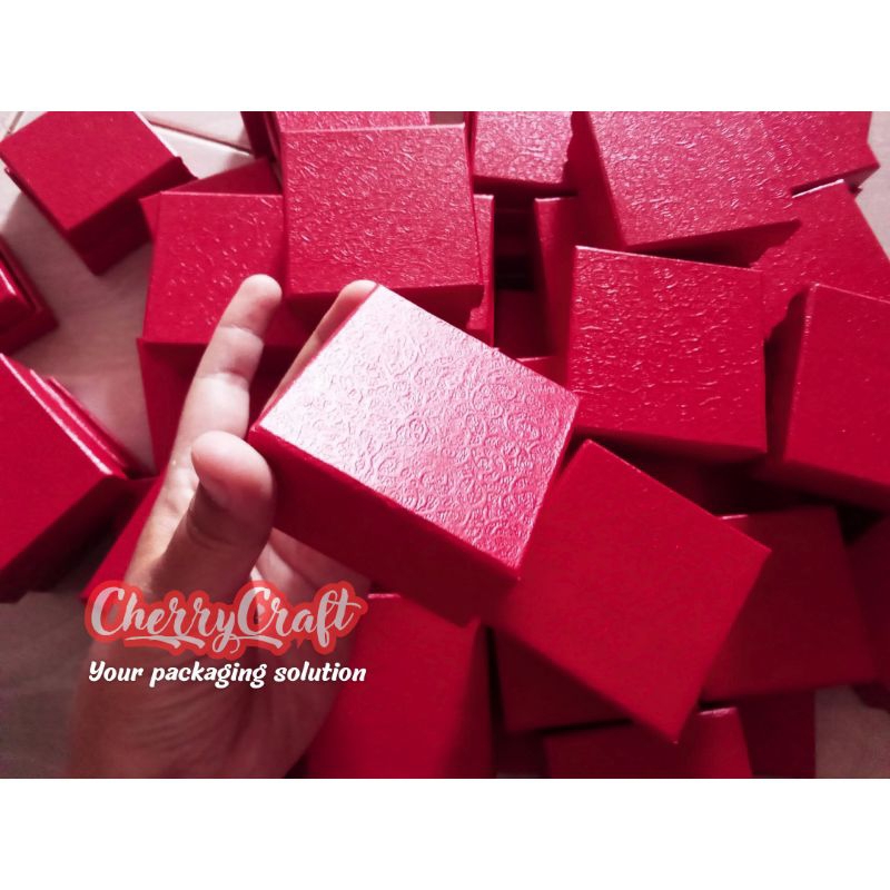 

(PREMIUM BOX) Box accessories sovenir size 6x6x3 cm Fancy paper