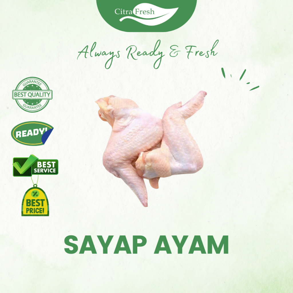 

CITRA FRESH - Sayap Ayam 500 Gram - Selalu Ready dan Fresh