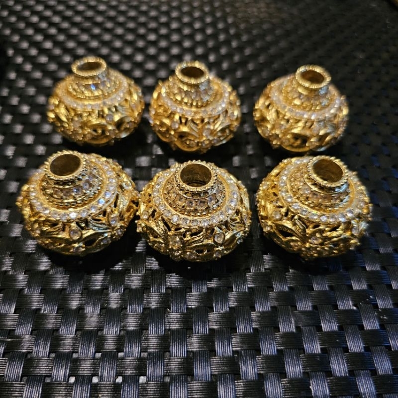 Mendak Selut Keris Batu Gold Tebal