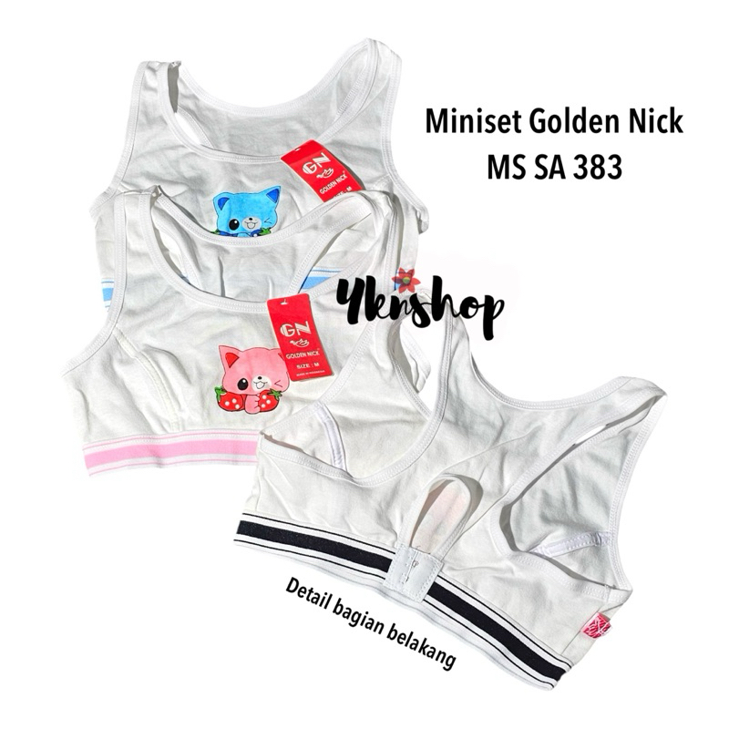 Miniset Golden Nick SA 383 | Miniset Remaja Tali Silang ada KAIT Belakang
