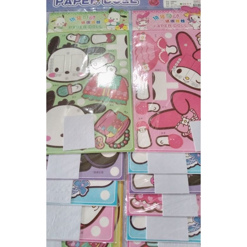 

N_S_Y Mainan anak Paper Doll 1set