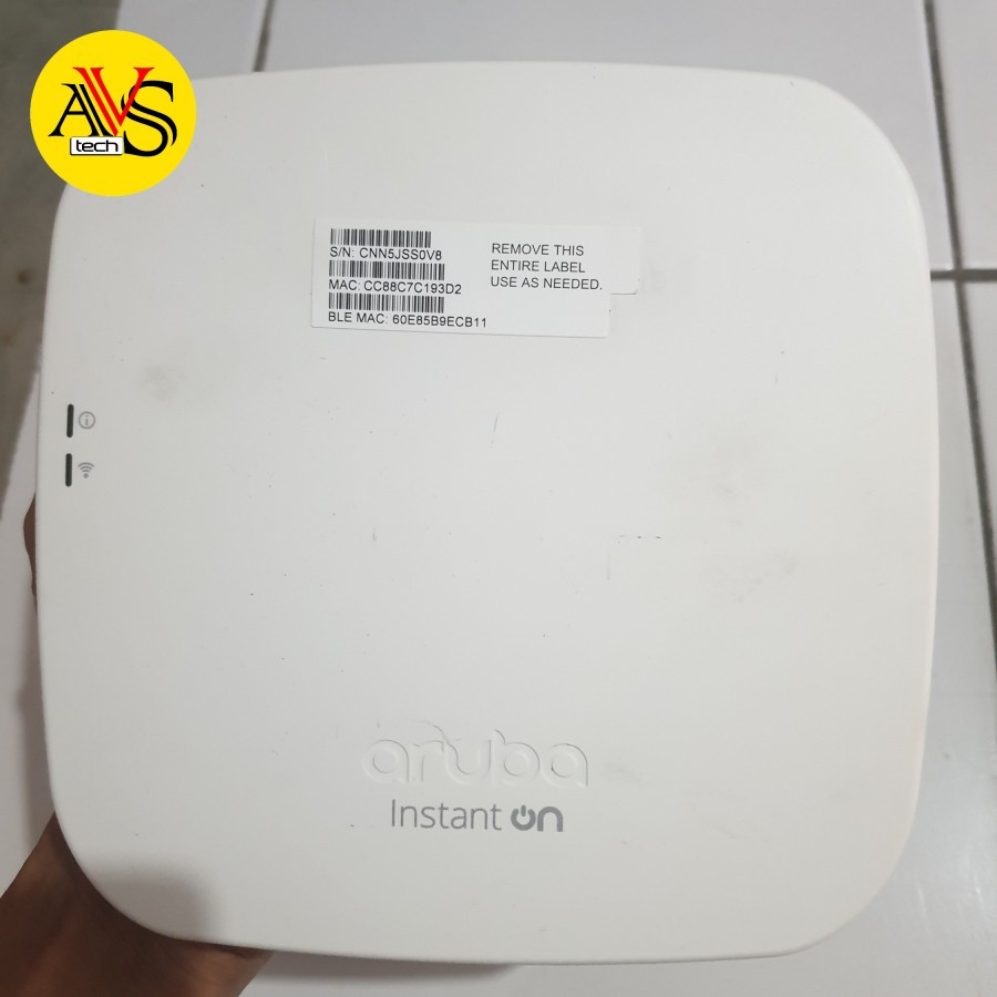 Aruba instant on ap11 (rw) indoor ap new stock unit + poe adaptor