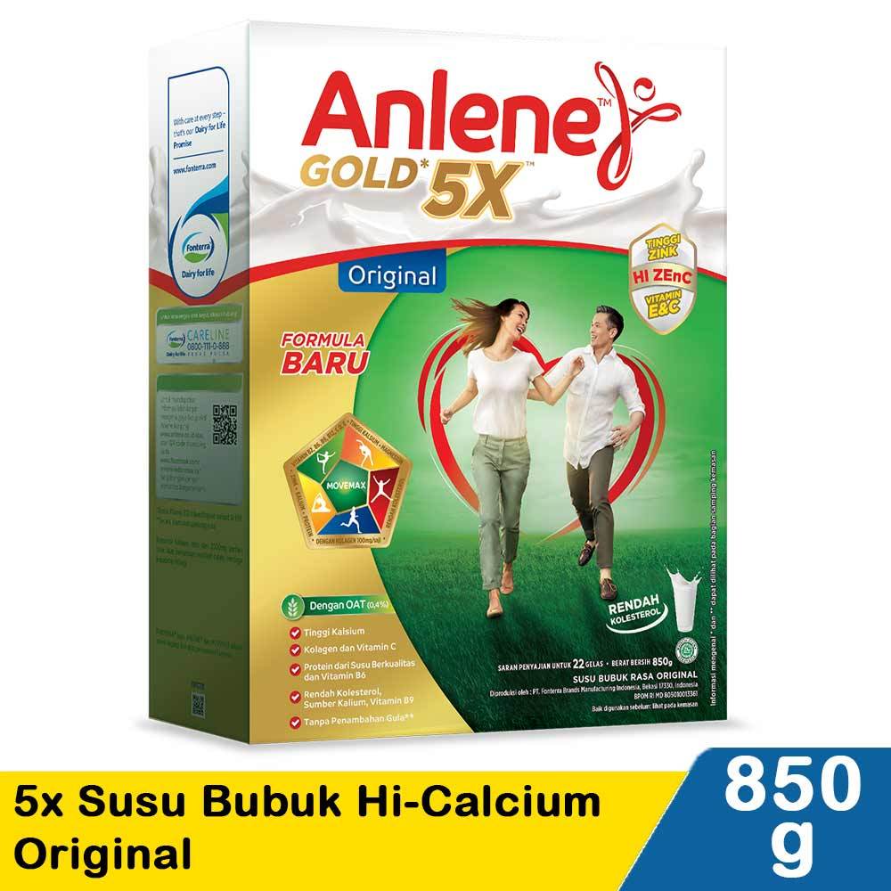 

anlene gold susu bubuk hi-calcium original box 850gr