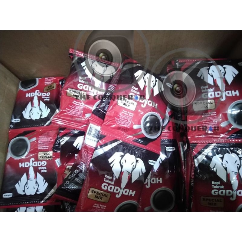 

Kopi Tubruk Gadjah Gajah Spesial Mix Renceng isi 10 sachet