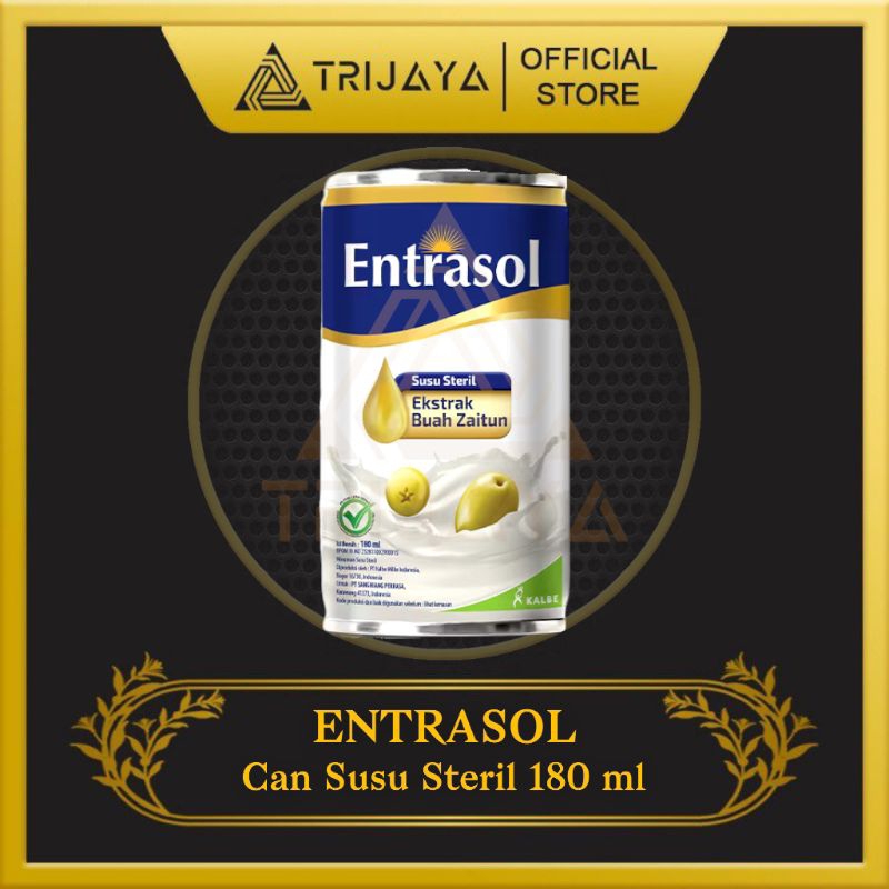 

ENTRASOL CAN SUSU STERIL UHT 180 ML