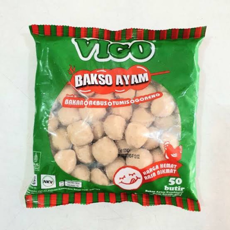 

Bakso Ayam Vigo isi 50 butir Rak Sayur Padang