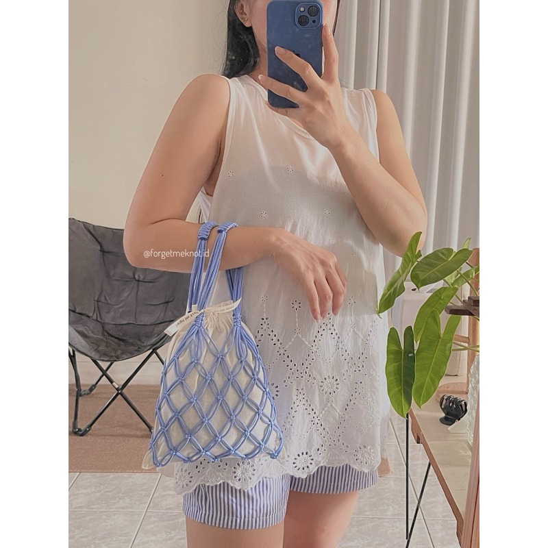 Macrame Mini Beach Bag
