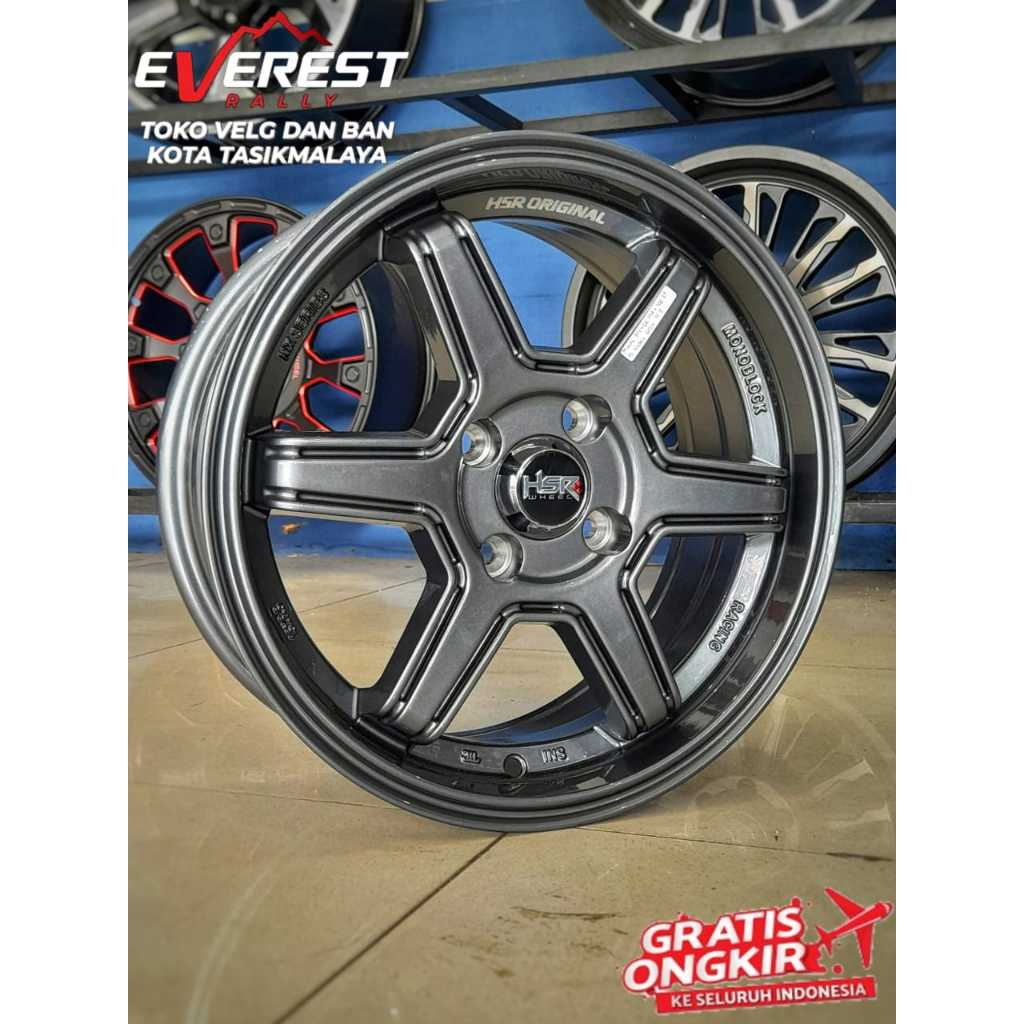 PROMO VELG HSR MINAS RING 15 UNTUK MOBIL BRIO, JAZZ, AYLA NEW