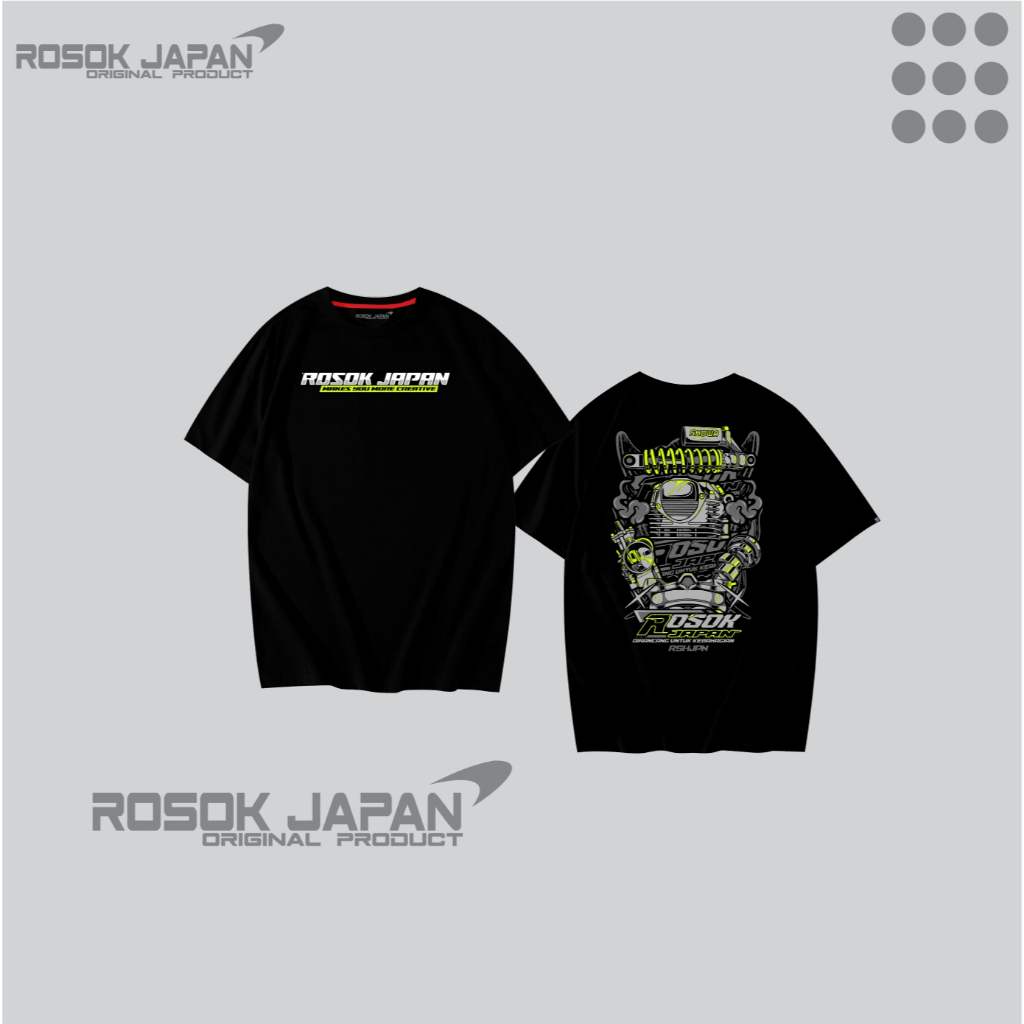 ROSOK JAPAN  KAOS RSK JPN SKOK SHOWA  FREE SETIKER