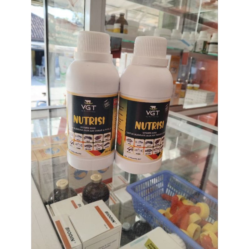 VGT NUTRISI VITAMIN IKAN (UNTUK BUDIDAYA IKAN AIR TAWAR & PAYAU)
