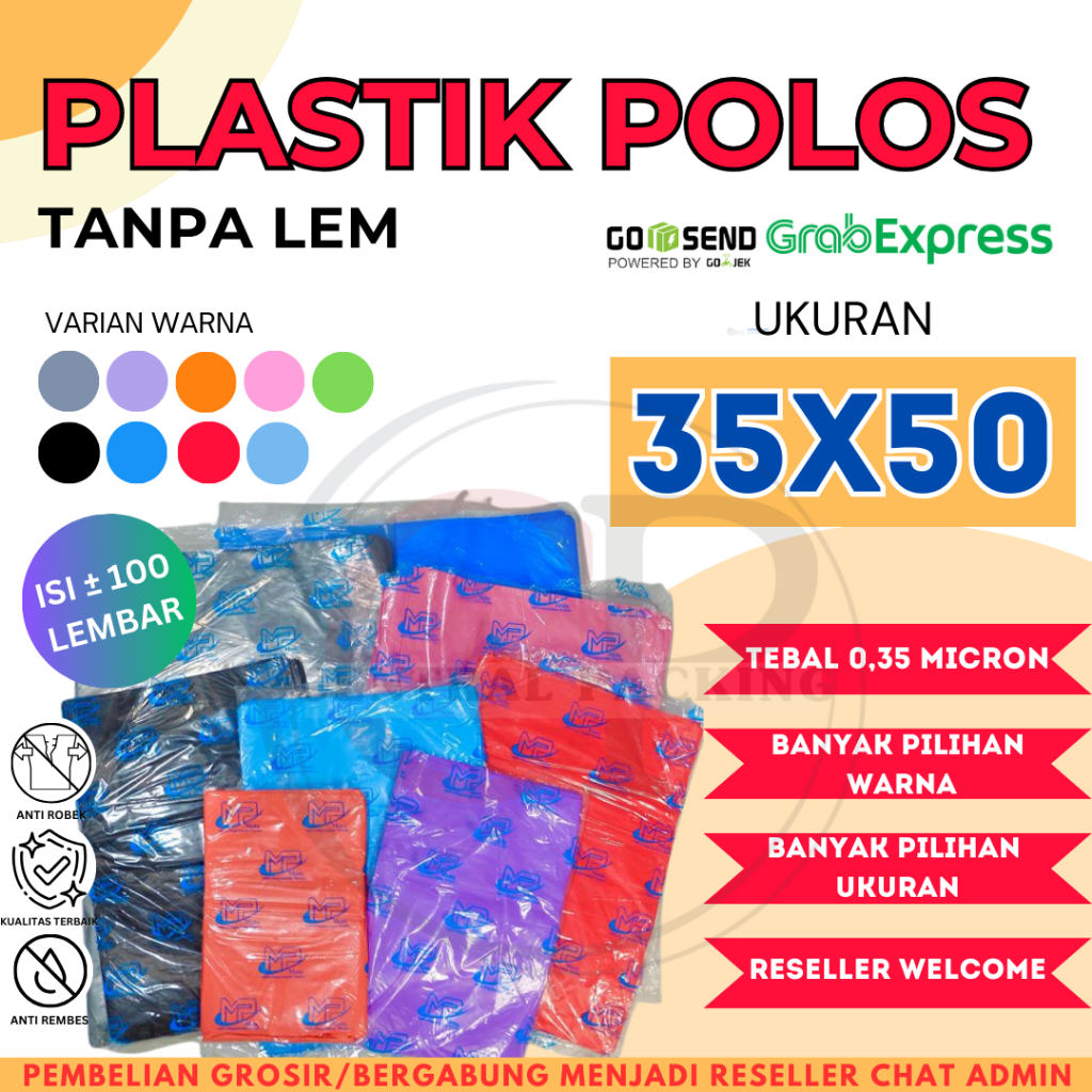 

Kantong plastik packing uk 35x50 | Plastik packing/ Plastik olshop / Plastik bungkus paket online