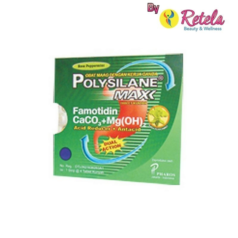 POLYSILANE MAX (MINT)/FAMOTIDINE/MAAG/GASTRITIS/ASAM LAMBUNG