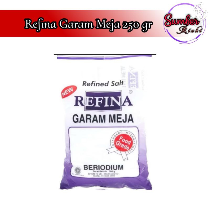 

Refina Garam Garam Meja 250gr Beryodium