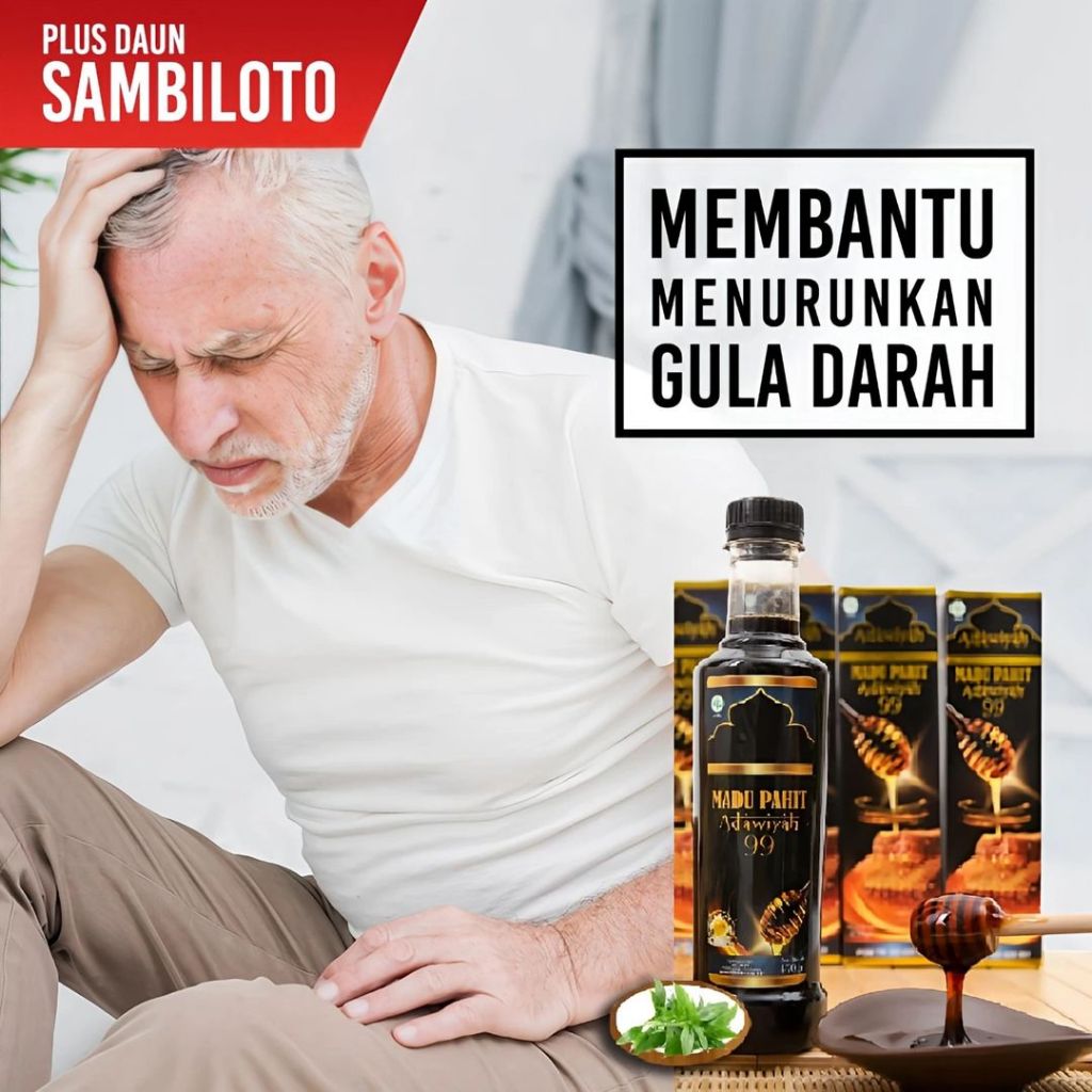 

Madu Adawiyah99 | Madu Hitam Pahit Herbal Alami Original 100% Asli | Membantu Menurunkan Gula Darah