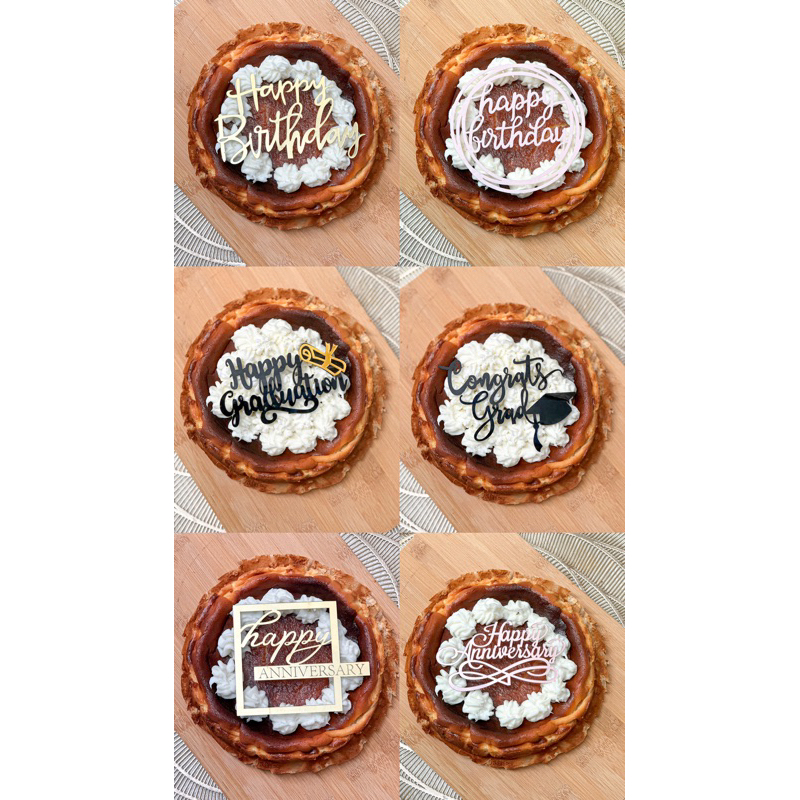 

Whole cake with additional topper