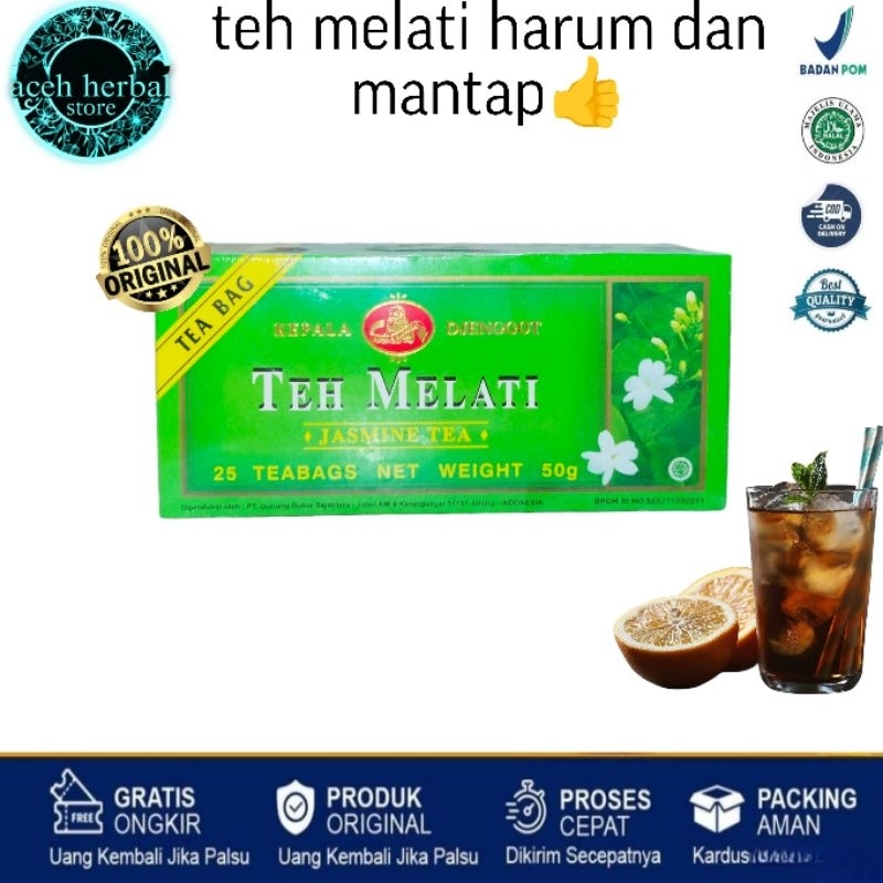 

Kepala Djenggot Teh Melati 25 Teabags 50g