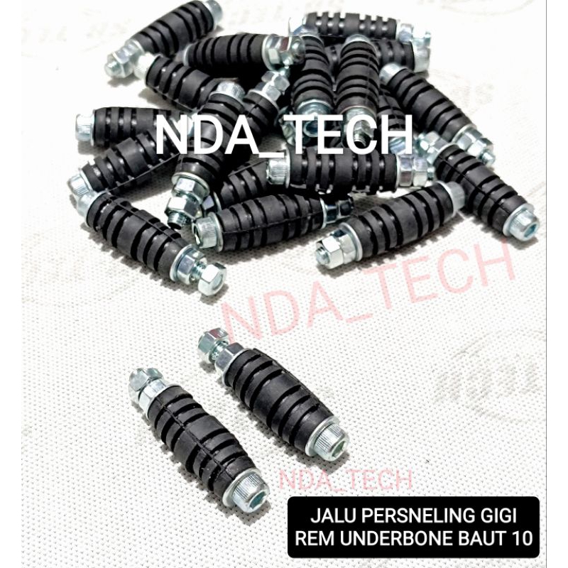 JALU REM OPERAN GIGI KARET BAUT 10 DRAT 10 UNIVERSAL JALU UNDERBONE MOTOR JALU REM JALU PEDAL OPERAN