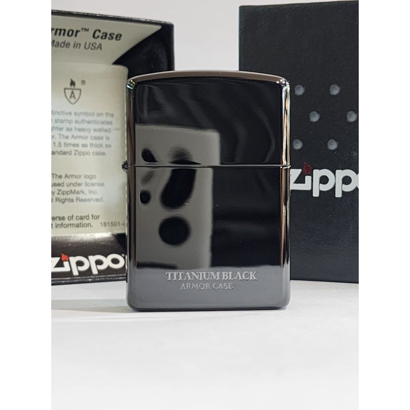 Original Zippo Armor Case Titanium Black