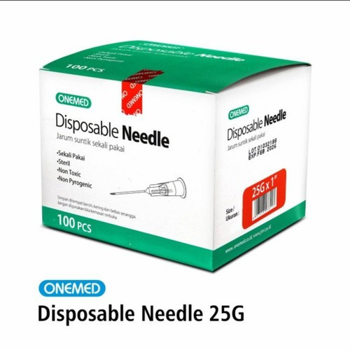 Needle 25g OneMed Disposable Needle 25g OneMed