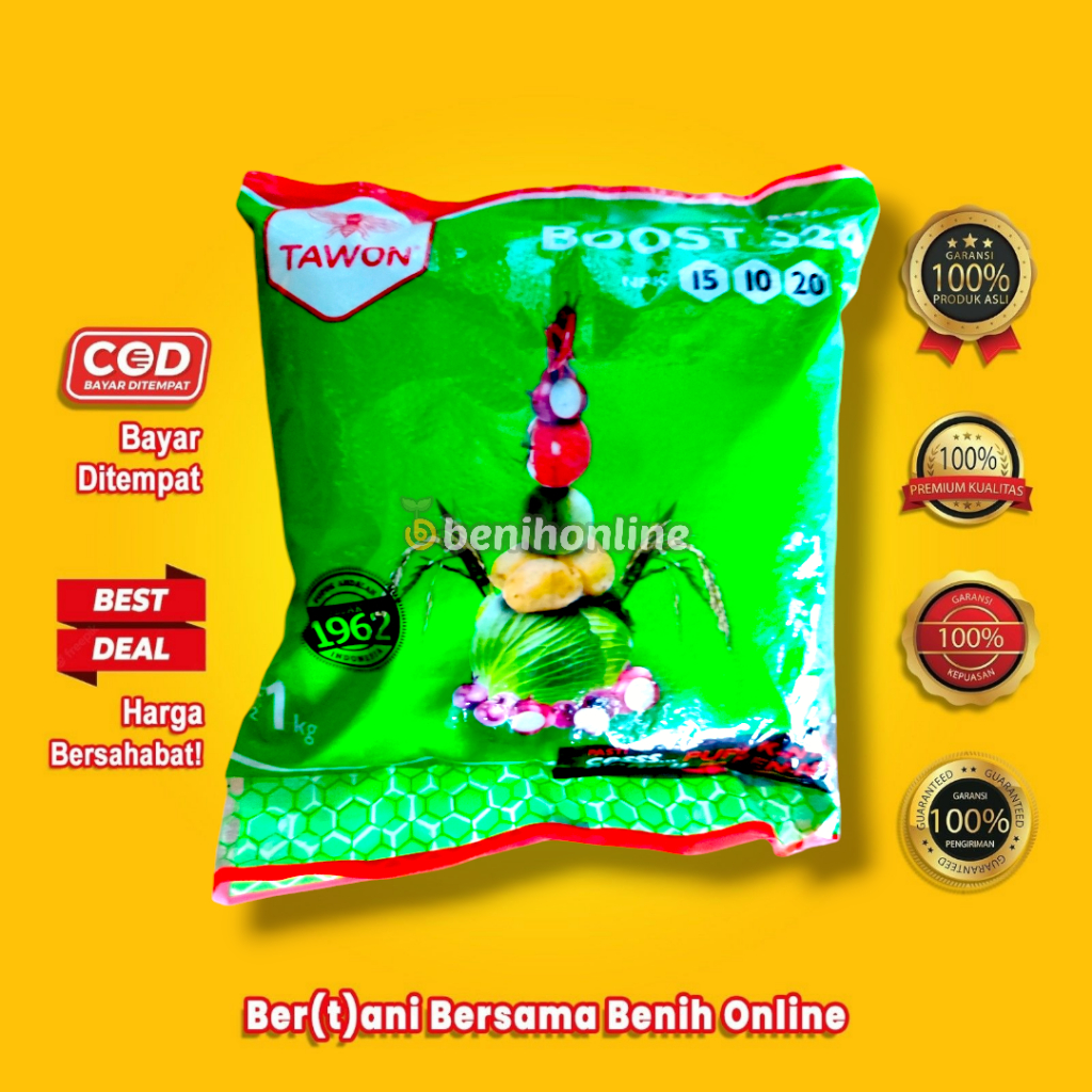 PUPUK TAWON BOOST 324 (NPK 15-10-20) + TE 1 KG