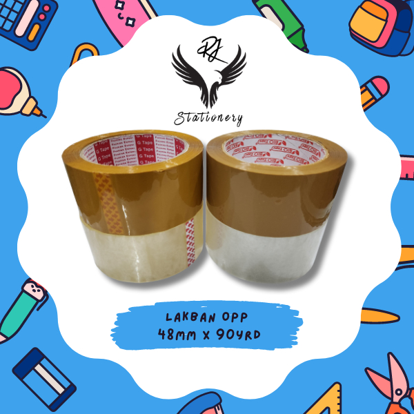 

Lakban OPP / Lakban Bening / Lakban Coklat Gtape Bio Daimaru 48mm / 2 inch
