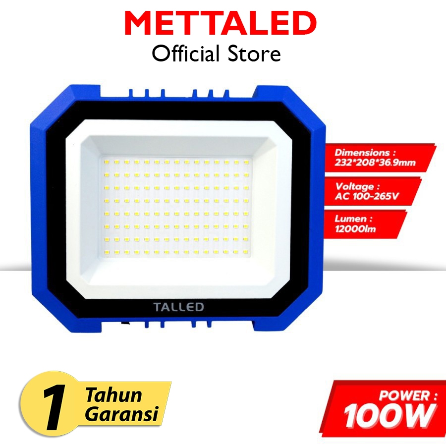 LAMPU SOROT LED TALLED 100W White