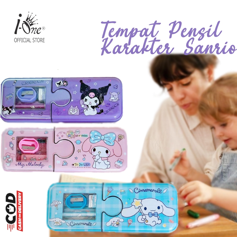 

[BISA COD] Kotak Pensil Karakter Sanrio Set Alat Tulis Anak Alat Tulis Set Kotak Pensil Karakter Kotak Pensil Sanrio Ceriakan Harimu dengan Karakter Favorit