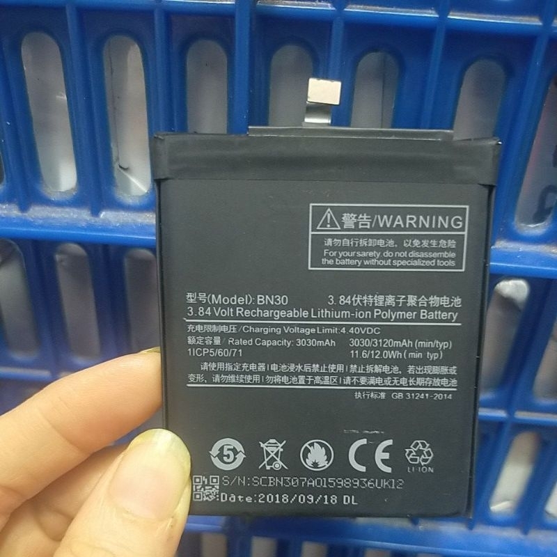 BATERAI BATRE BATTERY XIAOMI REDMI 4A/BN30 ORI