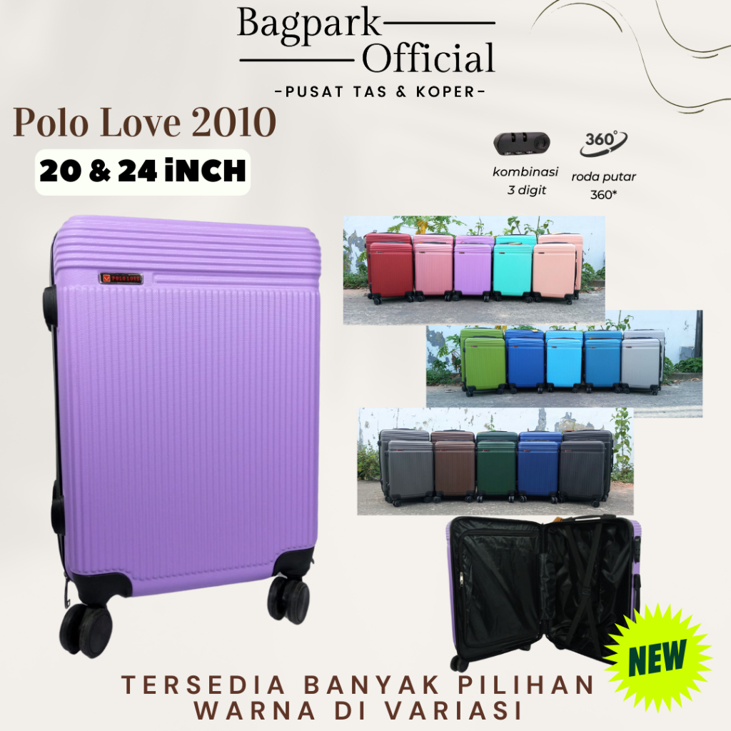 ORIGINAL BAGPARK [ Koper Polo 20 Inch 24 Inch ] Koper Fiber Polo 20 Inch Koper Fiber 24 Inch Polo