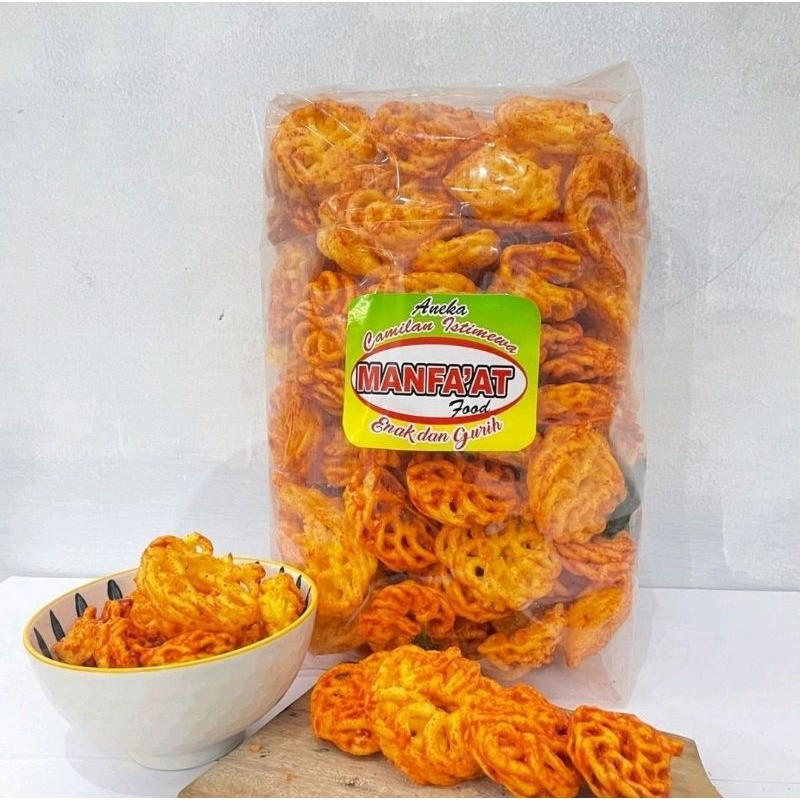 

Kerupuk Uyel Camilan Snack Kering Renyah Gurih