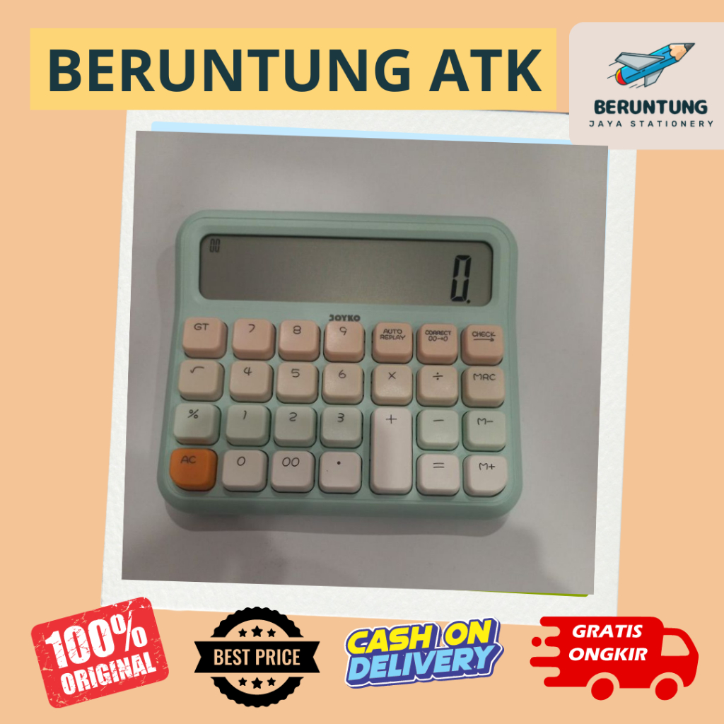 

Calculator Kalkulator Joyko CC-63ACO 12 Digits Check & Correct