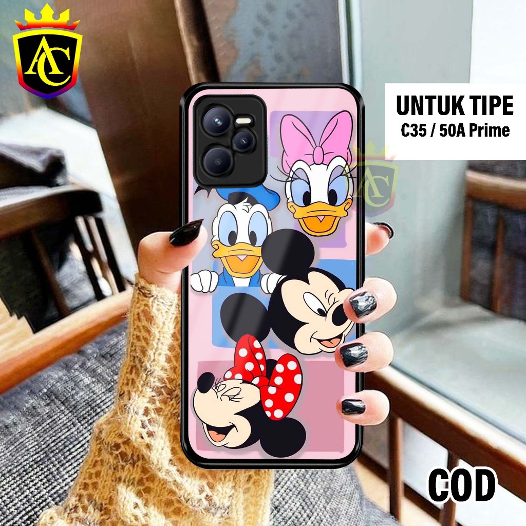 Case Realmi C35  - Hardcase Glossy casing Hp Realmi C35 Terbaru [Motif - Kartun 03] - Aneka Case Men