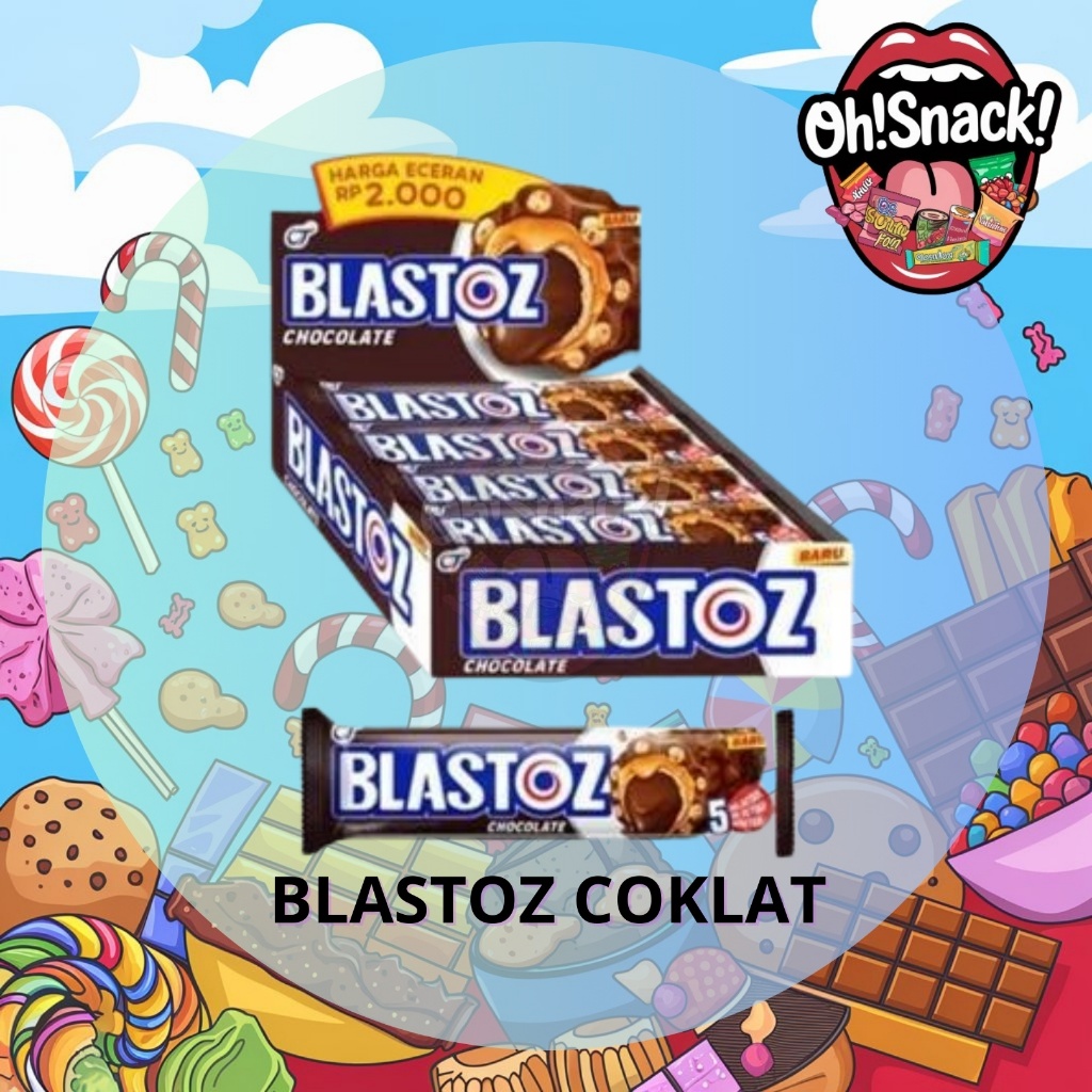 

Wafer Balut Coklat Blastoz Chocolate / Crunchy Nuts