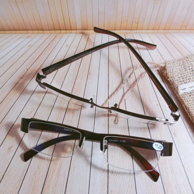 Kacamata Baca Plus Model Gantung Frame Besi Untuk Pria dan Wanita CA255